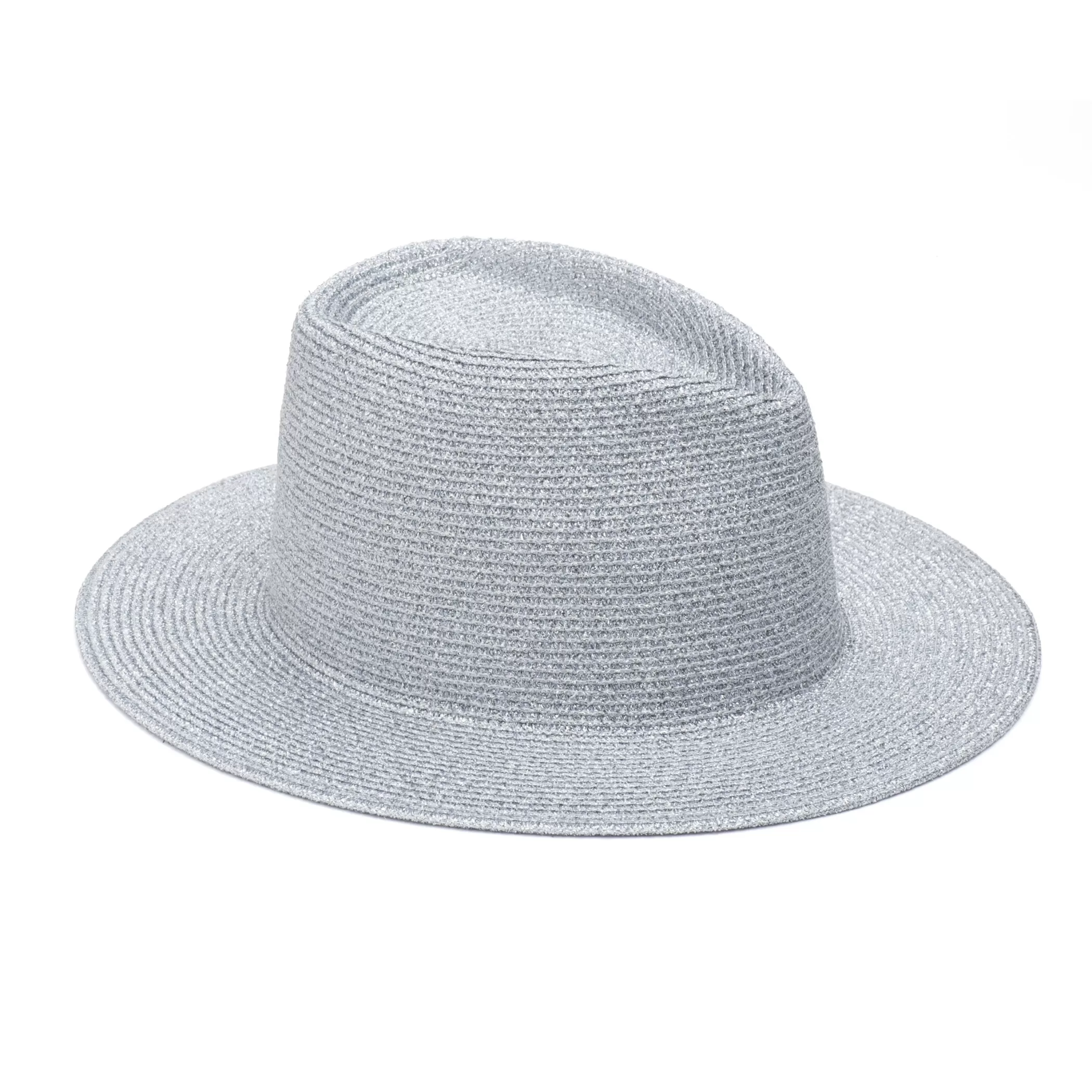 Online Blaine In Metallic Straw Women Fedora