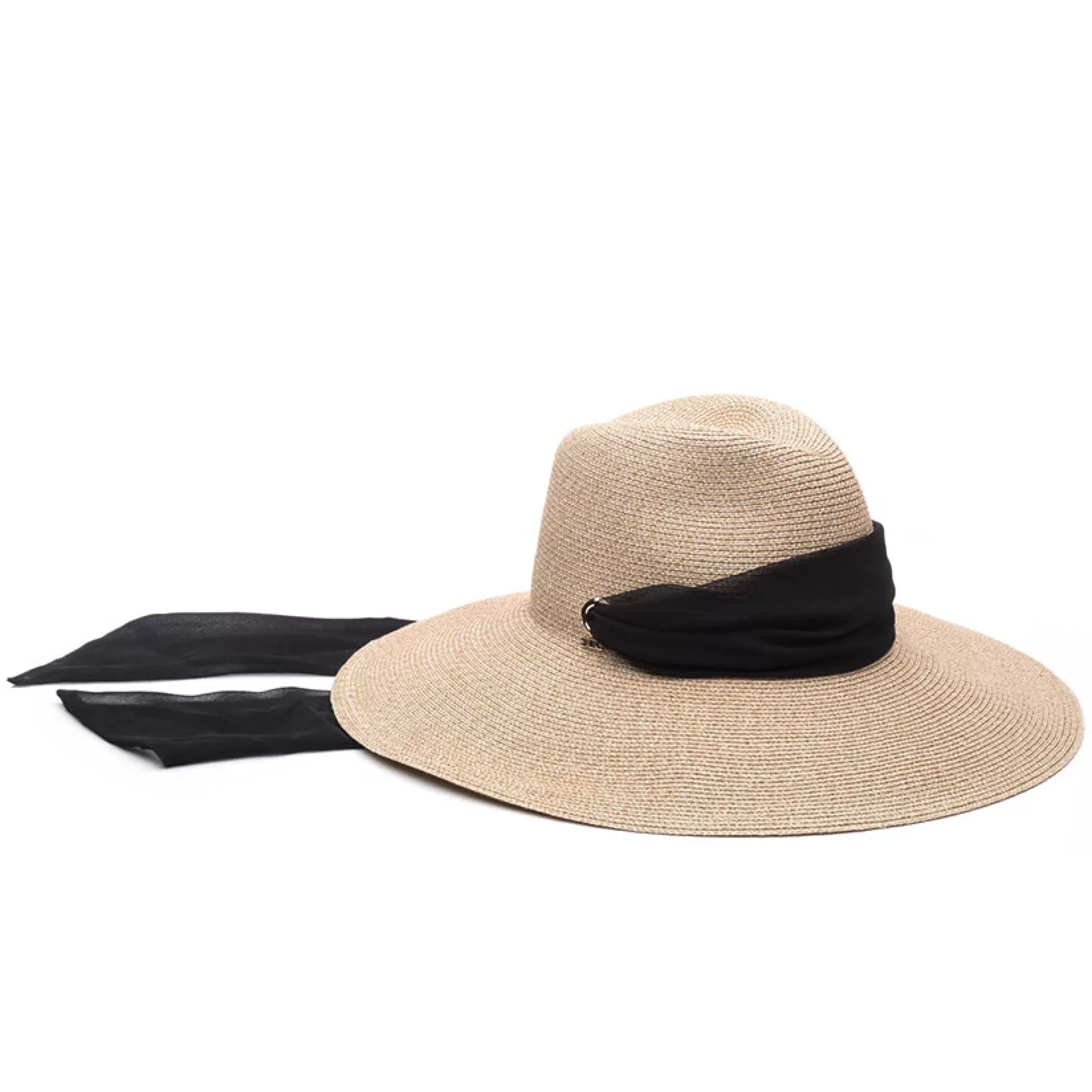 Online Cassidy In Sand W/Black Scarf Women Fedora