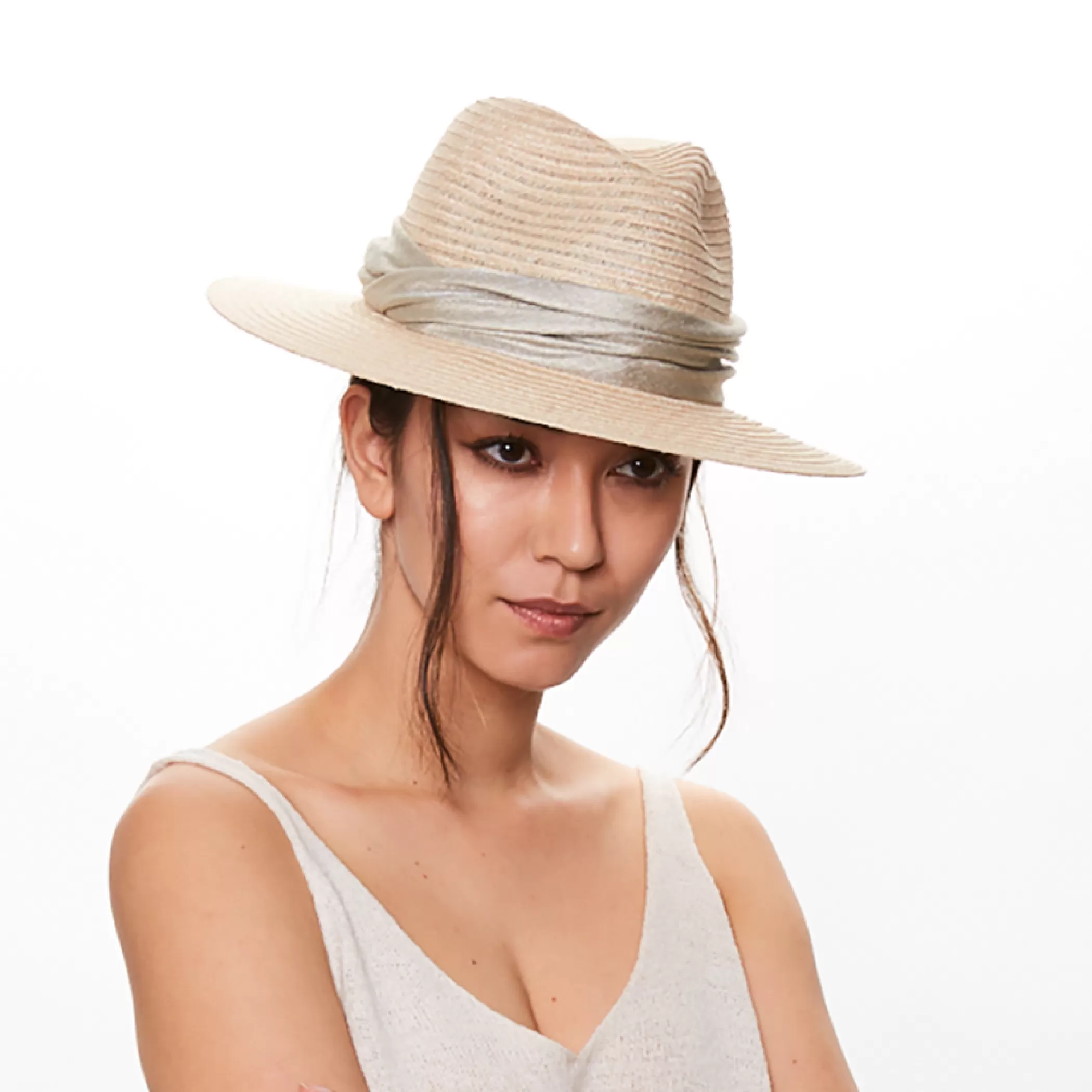 Outlet Courtney In Natural Hemp Women Fedora