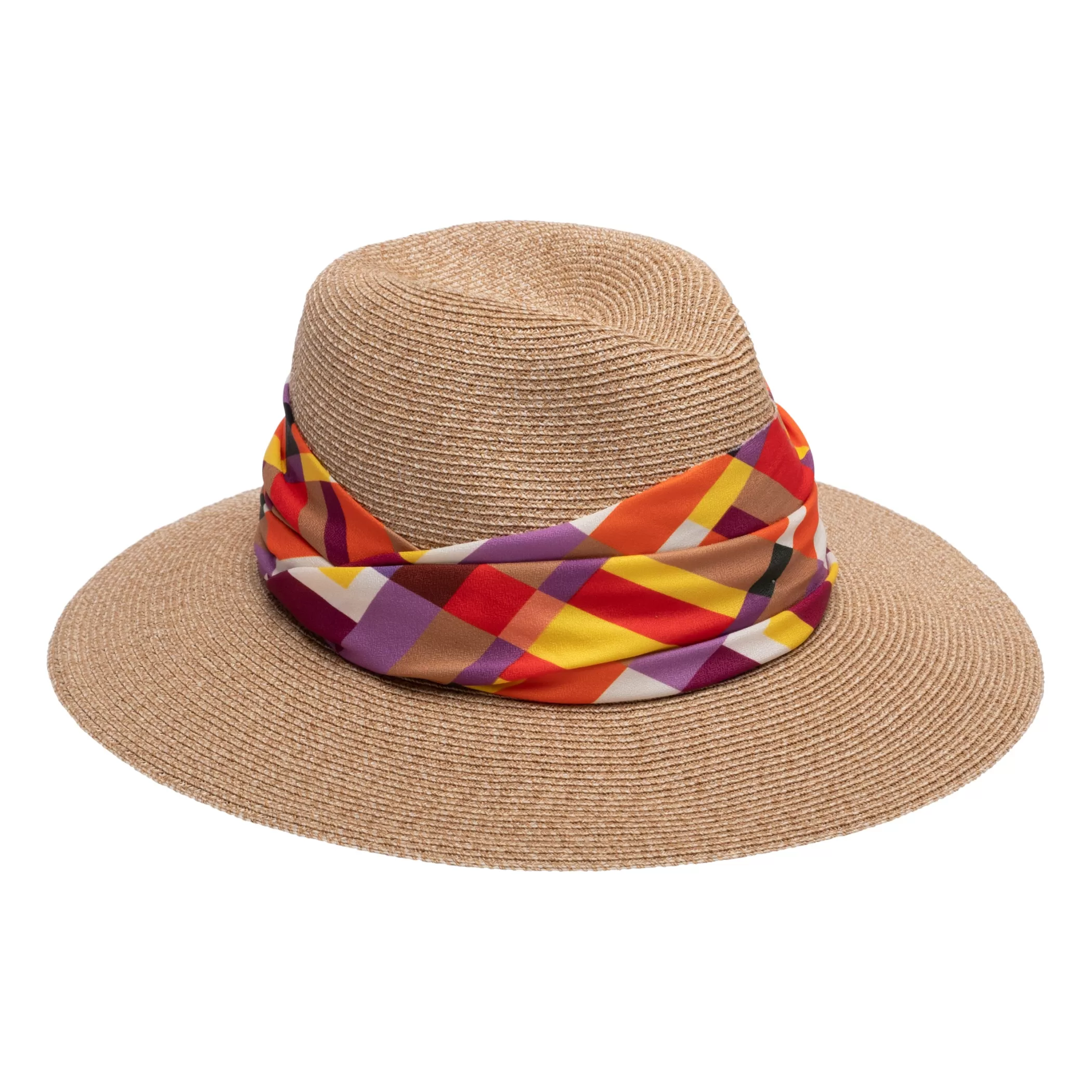 Store Courtney In W/Geo-Print Band Women Fedora