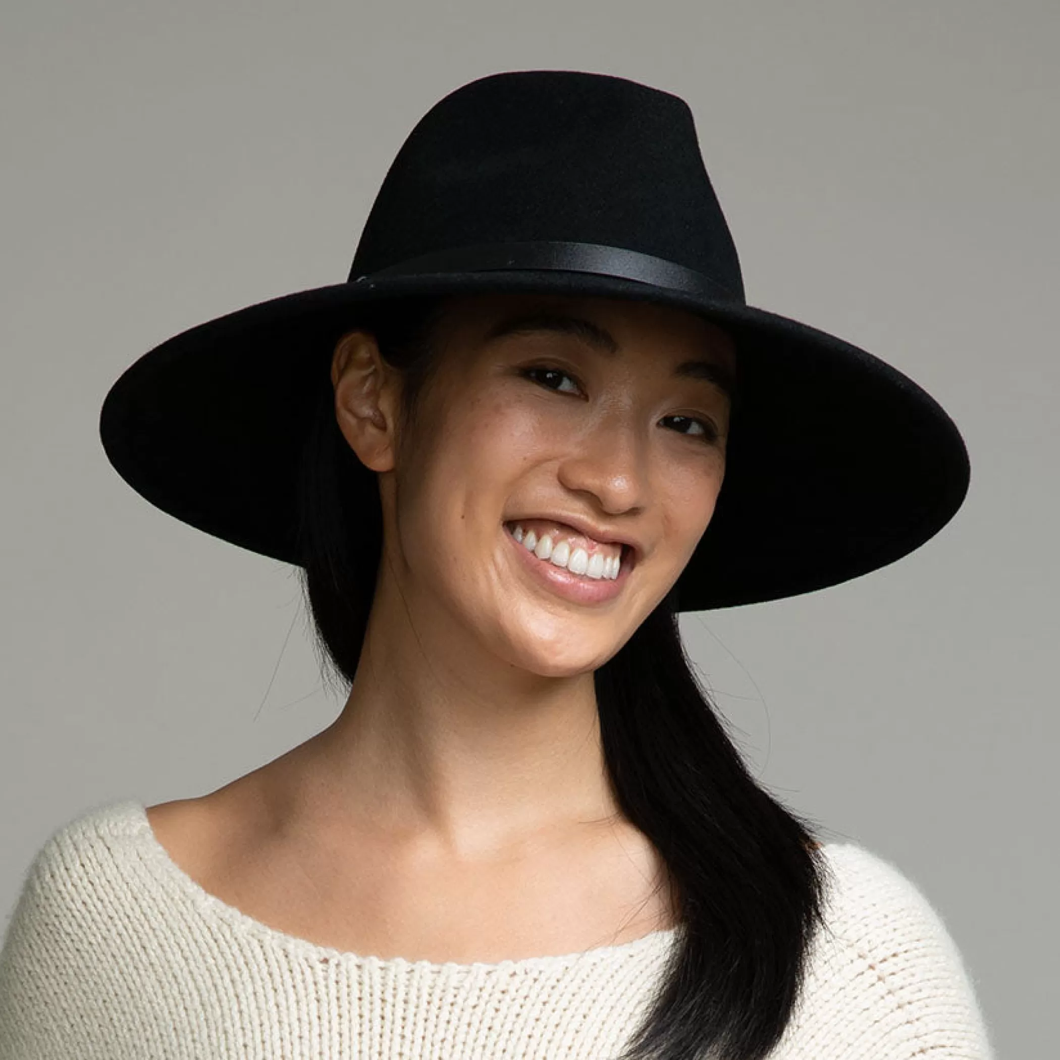 Sale Emmanuelle In W/Vegan Leather Women Fedora