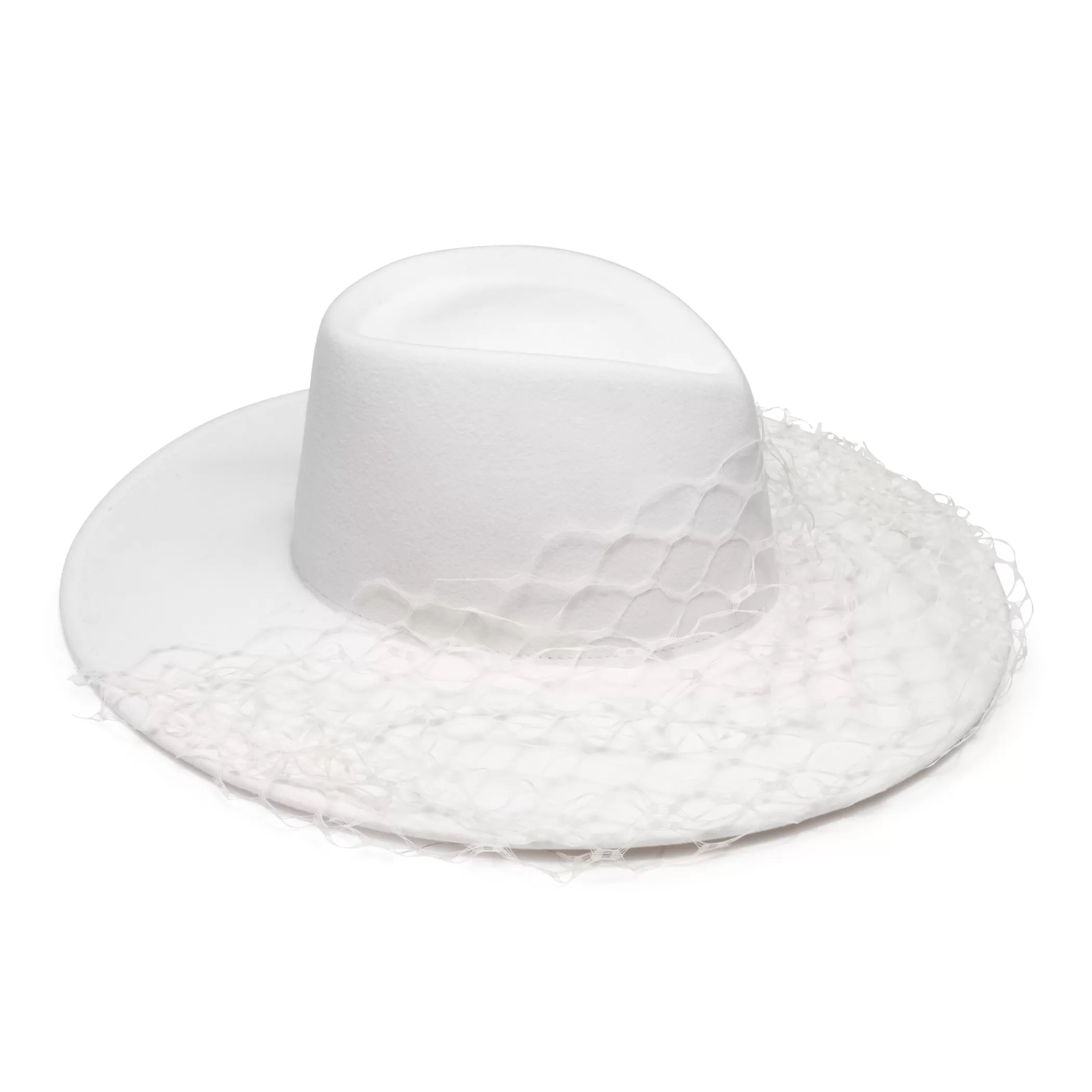 Best Harlowe In W/Asymmetric Veil Women Fedora