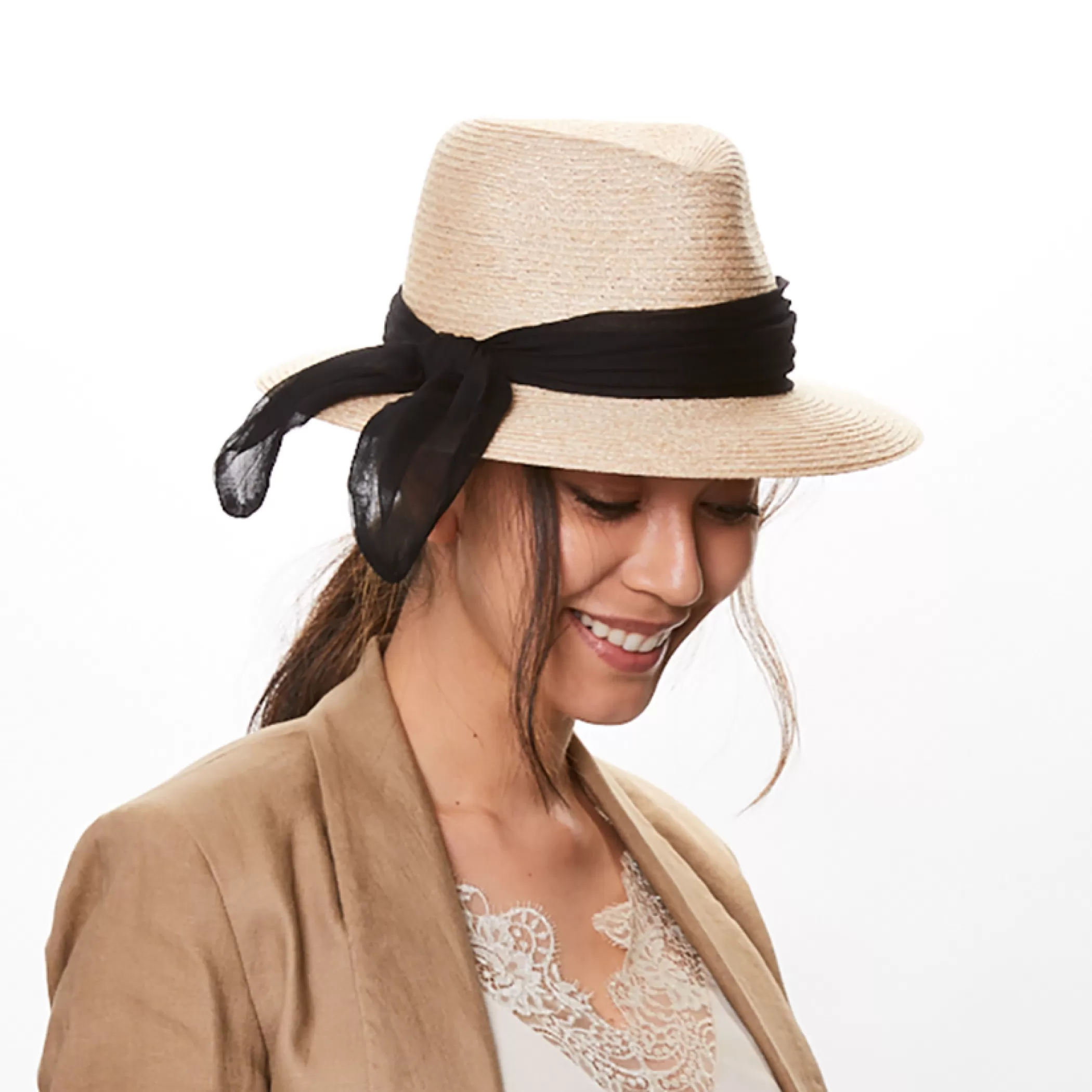 Sale Lillian In Natural Hemp Women Fedora