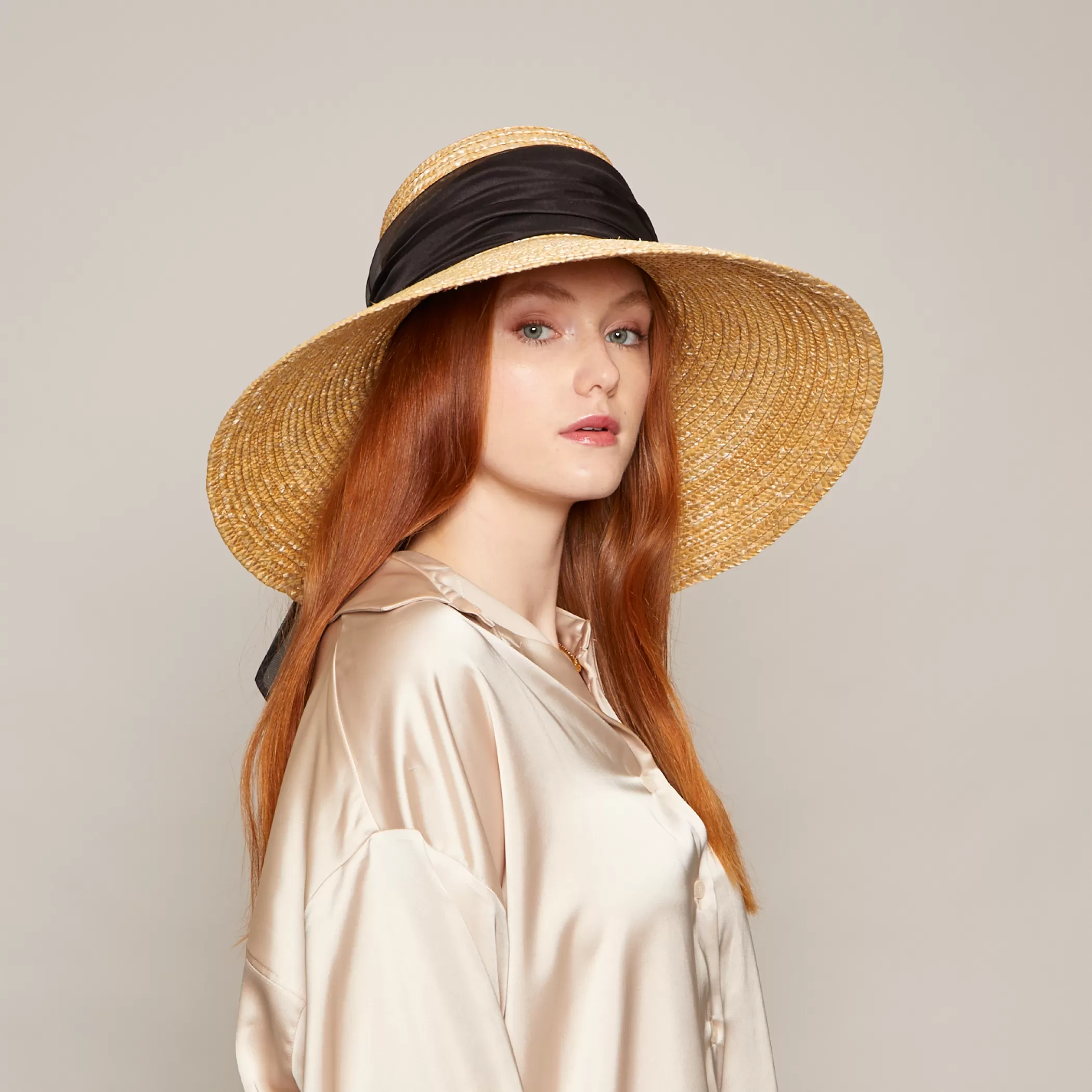 Store Mirabel In Natural W/Bow & Pearls Women Sunhat