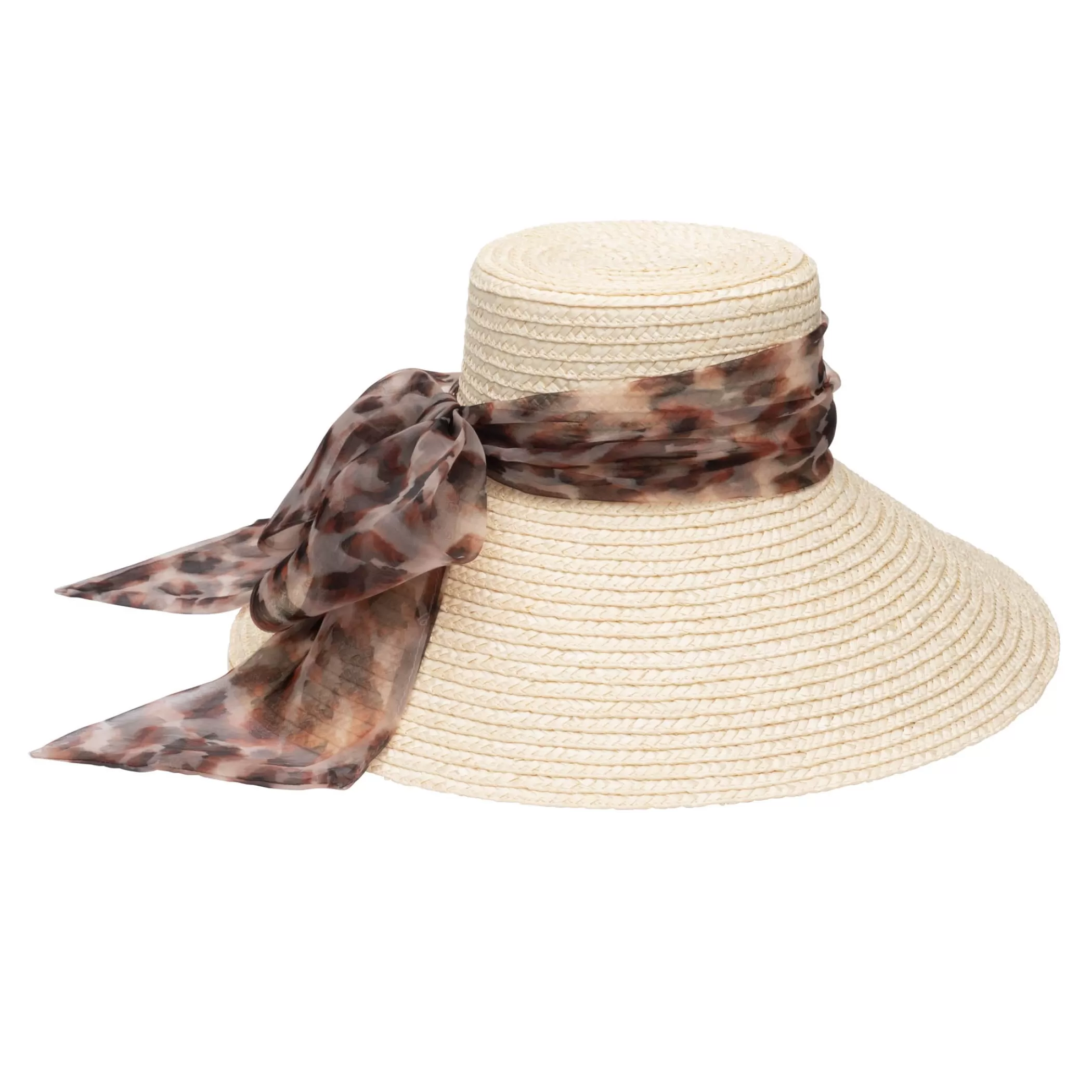 Cheap Mirabel In W/Leopard Bow Women Sunhat