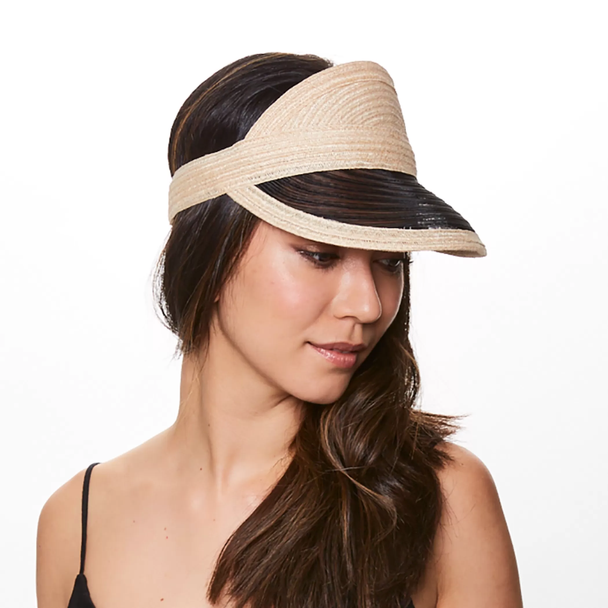 Fashion Vicky In Natural/Black Women Visor